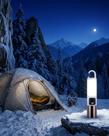 USB Şarjlı LED Kamp Feneri 500 Lümen