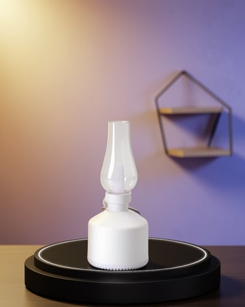 Retro Gaz Lambası Tasarımı LED Difüzör