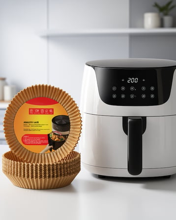 Airfryer Kağıdı 100 Adet Su Geçirmez Yağ Tutmayan