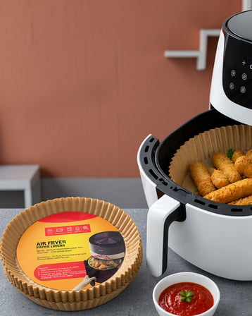 100 Parça Tek Kullanımlık Airfryer Kağıdı