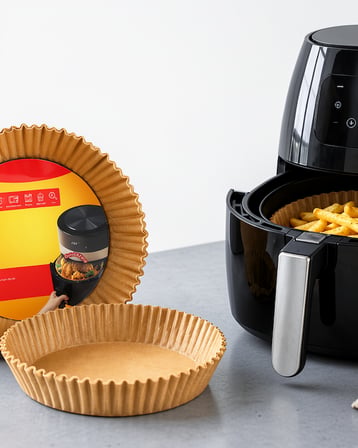 100 Lü Yağ Geçirmez Airfryer Pişirme Kağıdı