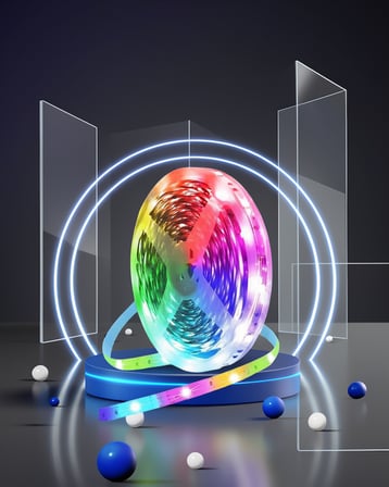 RGB Şerit LED 10 Metre İç Mekan Uygun
