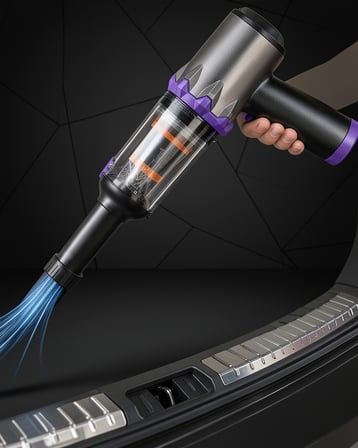 Kablosuz Araç Süpürge 220W Turbo Güçlü 22.000 Pa