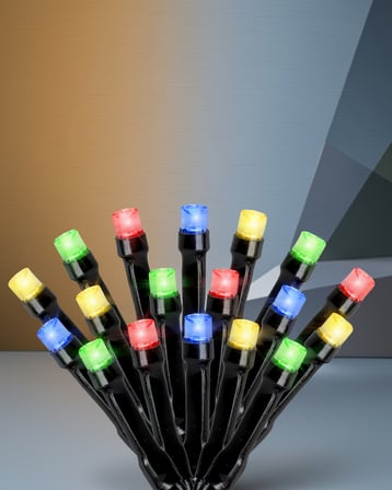 2x2 Metre Pil Çalışan Perde LED Işık 8 Modlu