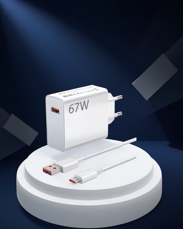 67 Watt Type C Hızlı Şarj Adaptörü 1 metre