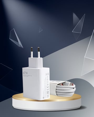67 Watt Hızlı Şarj Adaptörü Type-C Uyumlu