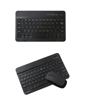 Bluetooth Kablosuz Klavye Mouse Seti İnce Sessiz Tasarım
