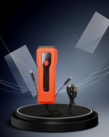Bisiklet Ön Işık 600 Lümen COB Çakar Powerbankli