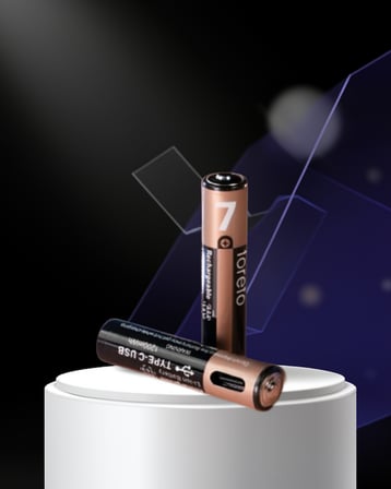 USB Şarjlı AAA Pil 40 Dakikada Tam Şarj