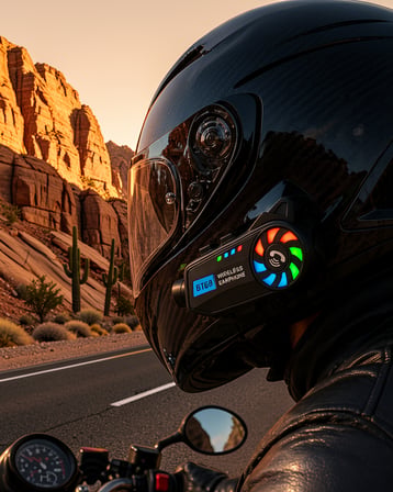 Kask Kamerası 1080P Bluetooth 3000mAh