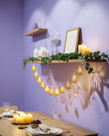 LED Işık Cami Figürlü Dekoratif Süsleme