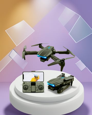Katlanabilir FPV Drone Wi-Fi Canlı Görüntü 4K