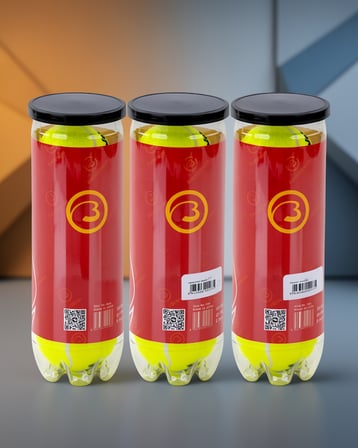 9'lu Tenis Topu Seti Dayanıklı Yüksek Zıplama