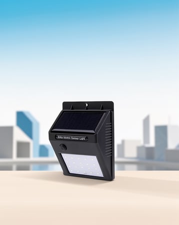 Güneş Enerjili Hareket Sensörlü LED Lamba 120° Algılama Açısı
