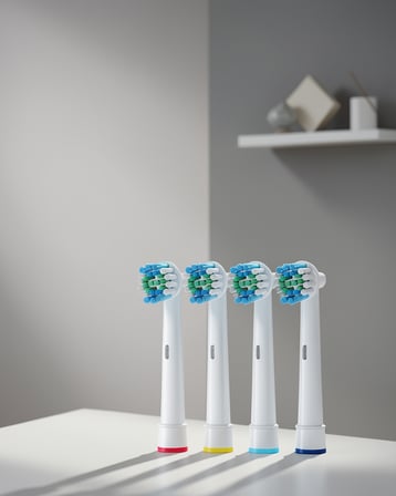 Yumuşak Kıllı Diş Fırçası Başlıkları 4'Lü Paket