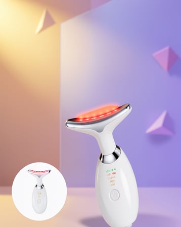 LED Işık Terapili Yüz Bakım Aleti 7 Renk Modlu