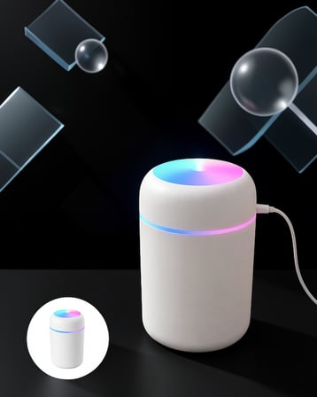 Led Işıklı USB Nemlendirici Yeni Nesil
