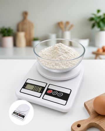 10 Kg Kapasiteli LCD Ekranlı Dijital Mutfak Tartısı