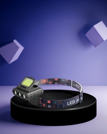 Kafa Feneri COB XPE 800 Lumen USB Type C Şarjlı