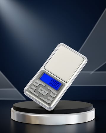 Mavi Işıklı LCD Ekranlı 300g Hassas Tartı