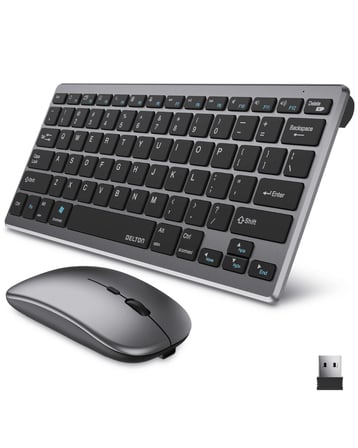 Kablosuz Bluetooth Klavye Mouse Seti Kompakt 2.4G Uyumlu