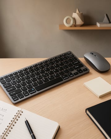 Kablosuz Bluetooth Klavye ve Mouse Seti KB02