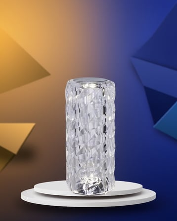 Sensörlü Şarjlı Kristal Gece Lambası E10 Duy