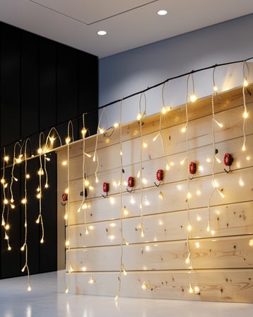 Şelale LED Işık Perdesi 4 Metre