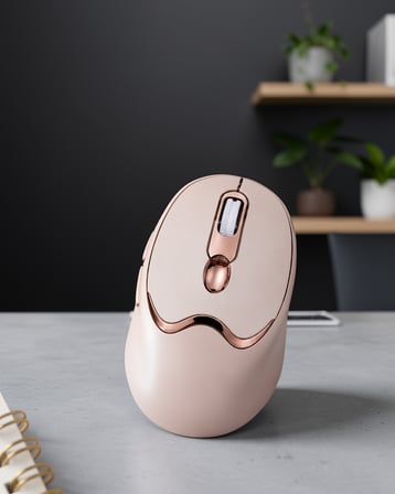 Şarjlı Kablosuz Mouse Sessiz Tıklama Bluetooth 2.4G