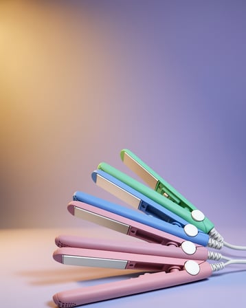 Taşınabilir Saç Düzleştirici Seramik Plakalı Yüksek Isı Ayarlı