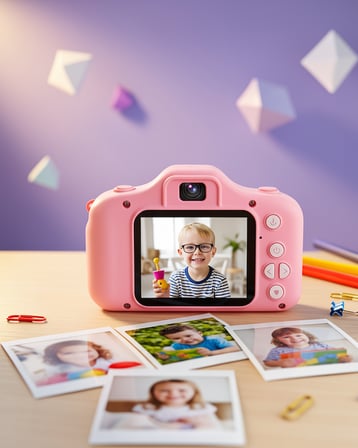 Mini Dijital Kamera HD Video ve Fotoğraf Kaydı USB Şarjlı