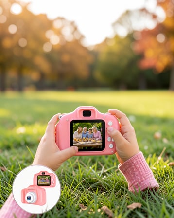 Taşınabilir HD Kamera USB Şarjlı Fotoğraf ve Video