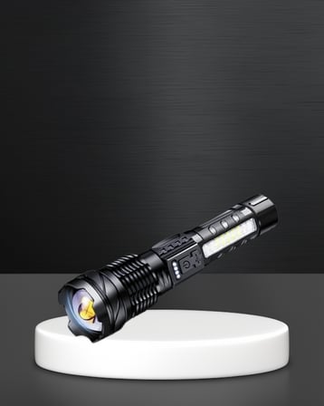 Şarjlı Çok Modlu LED El Feneri 1200 Lümen