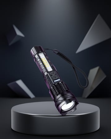 Şarjlı LED El Feneri 1200 Lümen