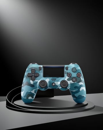 Titreşimli USB Şarjlı Oyun Kolu PS4 Uzun Pil