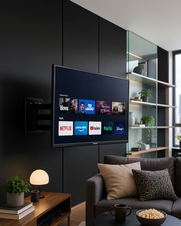 Döner Eğimli TV Duvar Askısı 32-55 İnç