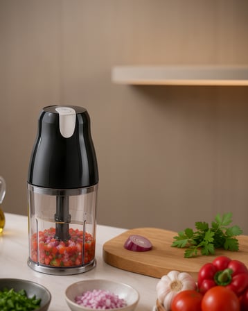 Elektrikli Sebze Doğrayıcı 400W Güçlü Motor 1.5 L Kapasite