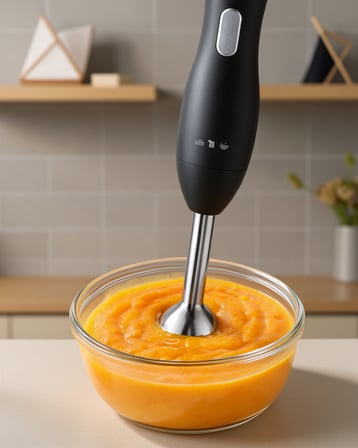 El Blenderı Paslanmaz Çelik Ayağı ve Ergonomik Tasarım