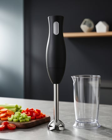 El Blenderı Paslanmaz Çelik Ayaklı Ergonomik Tasarım