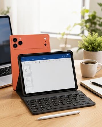 Tablet PC Klavye Kılıf Ekran Koruyucu Set