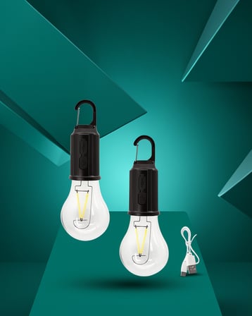 Taşınabilir LED Kamp Lambası Şarjlı 1500mAh