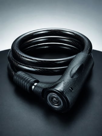 Dayanıklı Motosiklet ve Bisiklet Güvenlik Kilidi 24 mm Çelik Halatlı