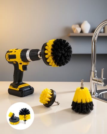 Matkap Fırçası Başlığı 12mm Matkap Uyumlu