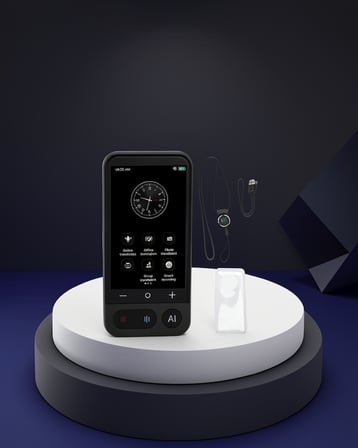 139 Dil Destekli Taşınabilir Sesli Çevirmen 1500mAh