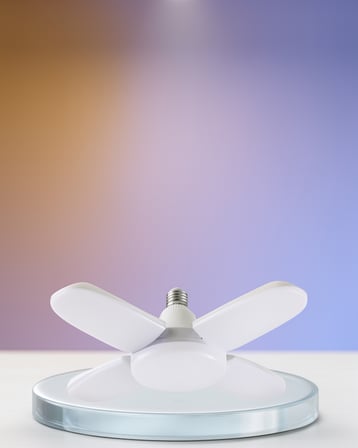 4 Kollu Katlanır Led Ampül 6000 Lumen