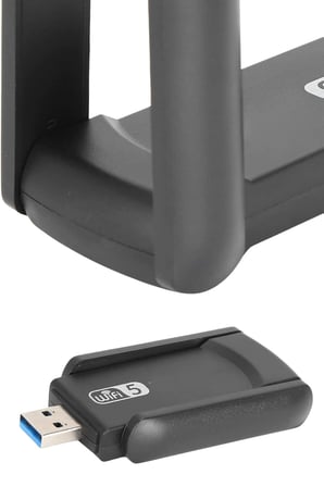 Kablosuz WiFi Adaptörü 5GHz Çift Band Çift Antenli