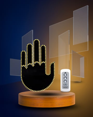 Kumandalı El Led Araba İç Işık 4 Mod