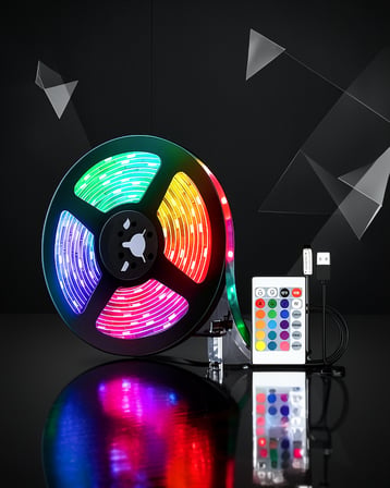 LED Şerit TV Arka Işıklı Ses Sincronize 10 Metre