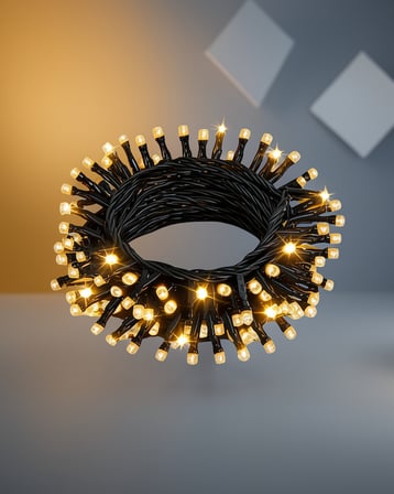 LED Işık Ağaç Süsleme 10 Metre Gün Işığı