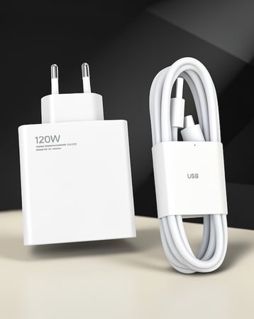 120W Fast Şarj Aleti Type-C Girişli